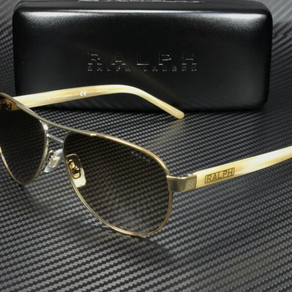 Ralph Gold Cream Brown Gradient 59mm Women's Sunglasses - Picture 1 of 4